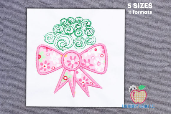 Bow with Tree Applique Design – A Designer’s Review for Handmade Gifts