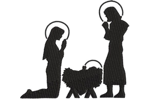 Nativity Silhouette: A Designer's Review for Holiday Embroidery