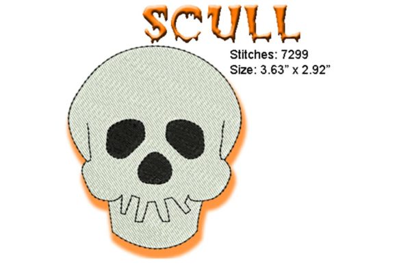 Skull Embroidery Design Review for Halloween Products