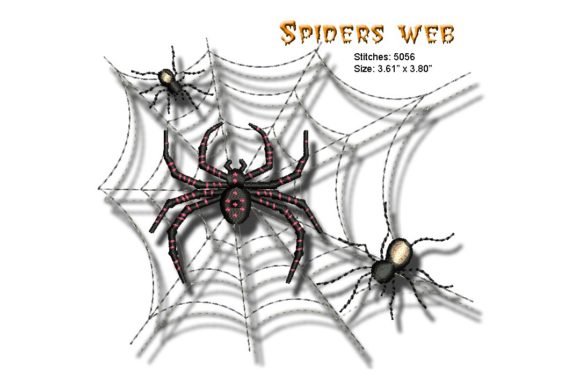 Spiders Web: A Designer’s Take on This Traditional Halloween Embroidery