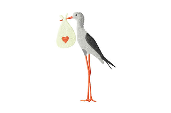 Stork with a Bag: A Seasonal Embroidery Designer Review