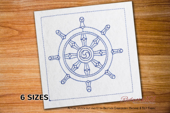 Wheel of Dharma Redwork: A Designer's Honest Review